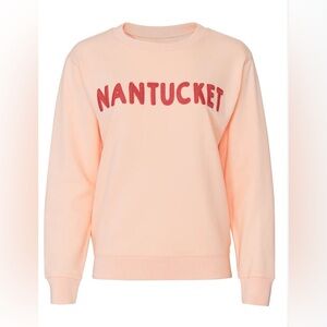 J. Crew Crew Nantucket Crewneck Sweatshirt Small Blush Pink